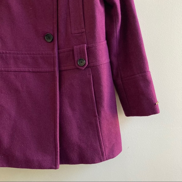 Tommy Hilfiger Purple Peacoat Size 10 - Picture 5 of 13
